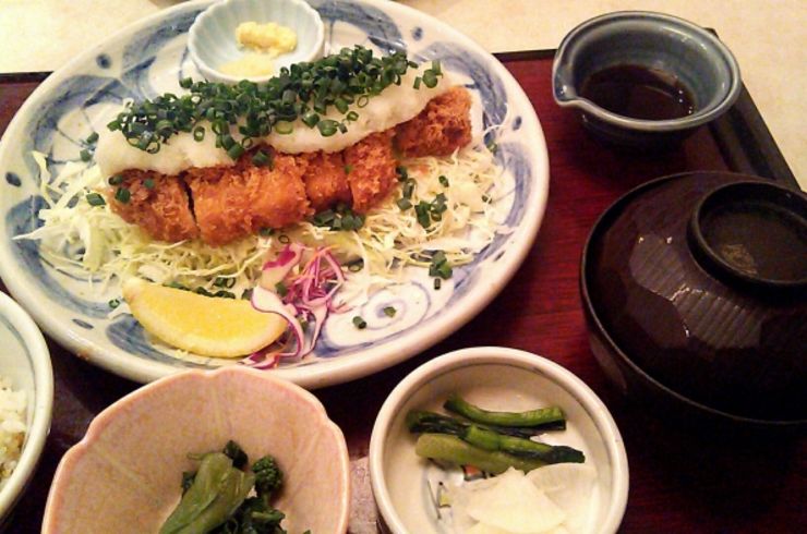 おろしカツ定食