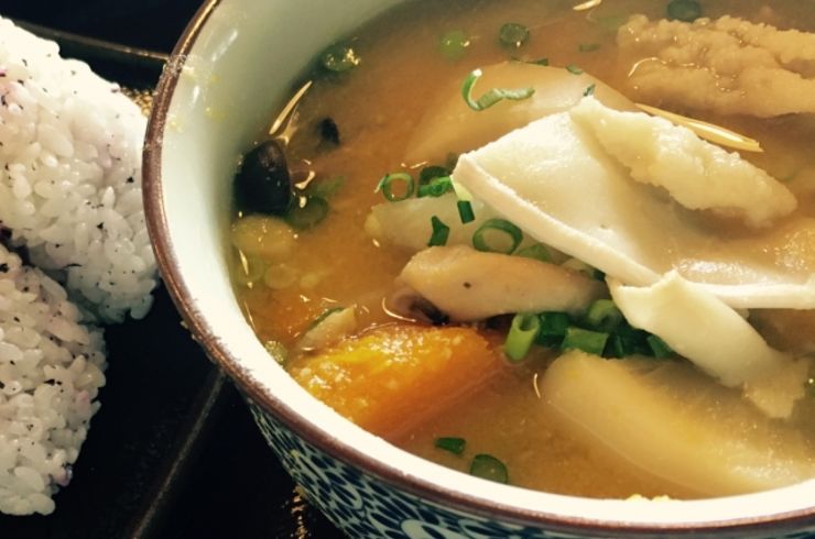 大分だんご汁定食